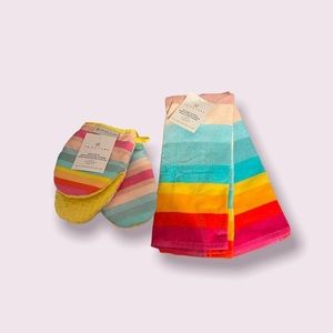 Trina Turk 2PCK Kitchen Towels + Mini Mitts